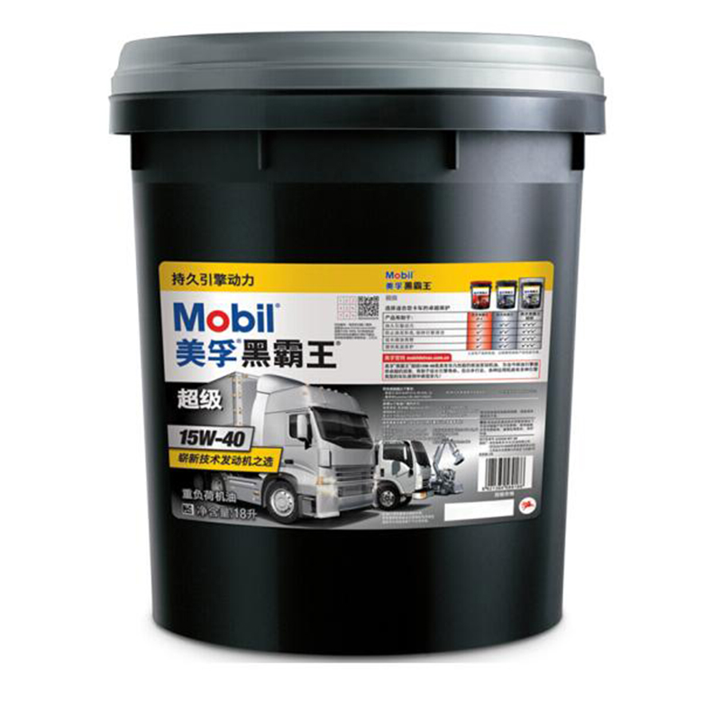 美孚（Mobil）美孚黑霸王超级柴机油 15W-40 CI-4级 18L 汽车用品